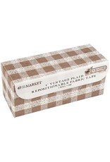 49 AND MARKET Curators 4" Fabric Tape Roll - Vintage Plaid