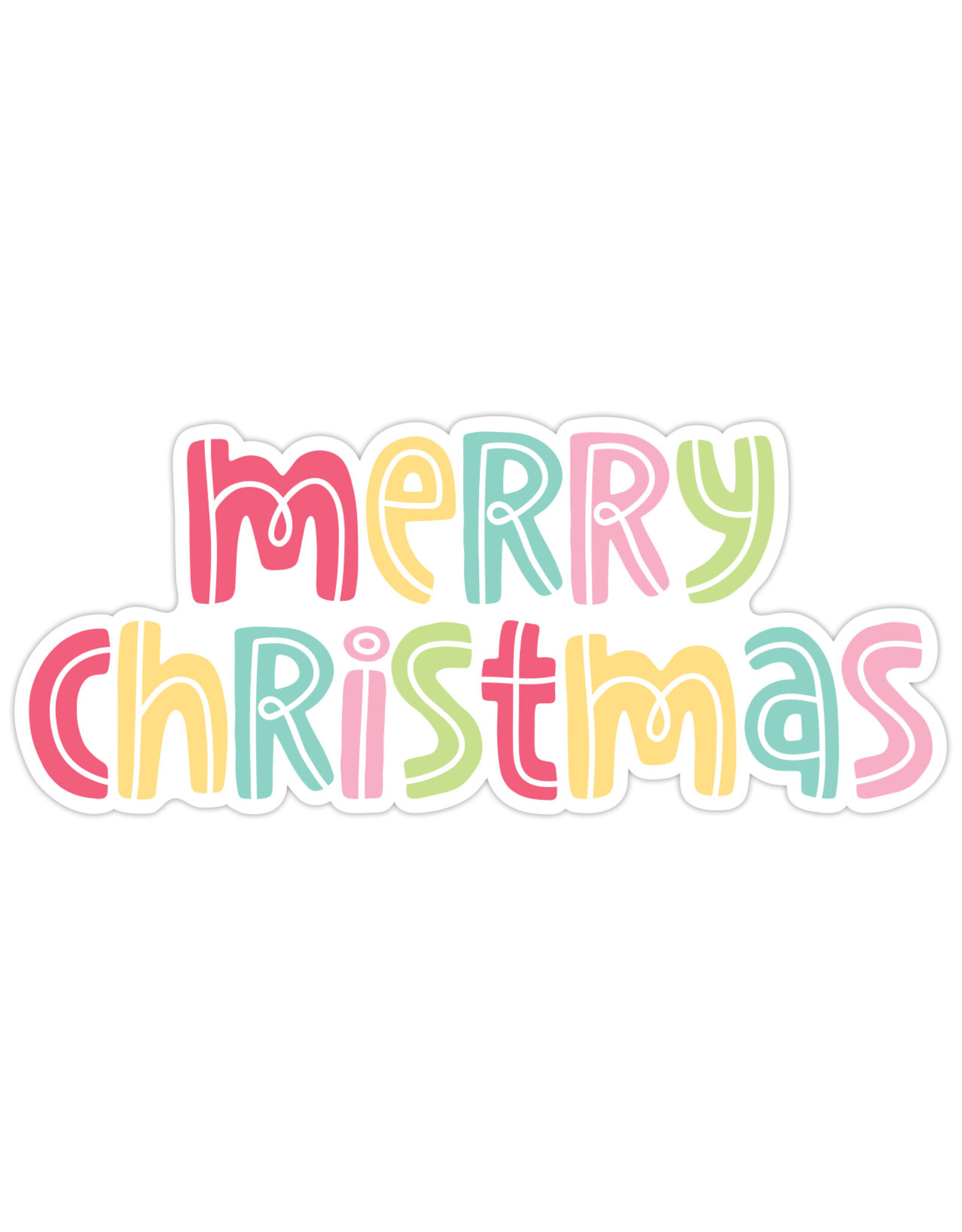 Doodlebug Design Gingerbread Kisses - Sticker Doodles - Merry Christmas
