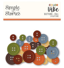 Simple Stories Color Vibe Buttons - Fall