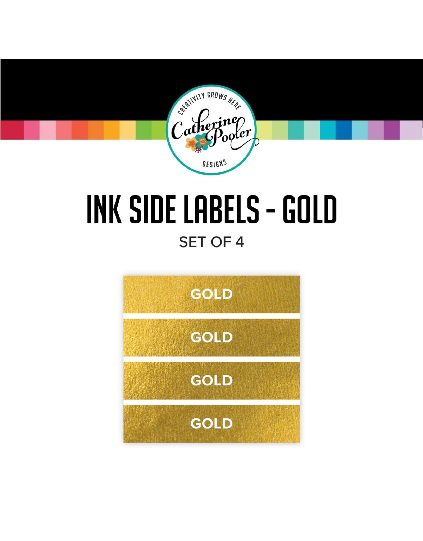 Catherine Pooler Designs Metallic Collection- Gold Side Labels