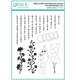 Gina K. Designs Vertical Variety Stamps