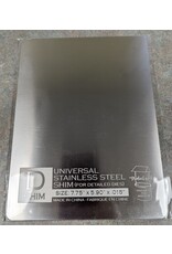 THE PRODUCT WELL Universal D Shim - Metal for Detailed Dies 7.75" x 5.90" x .015"