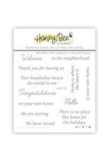 Honey Bee Welcome Home 4x4 Stamp Set