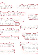 Honey Bee Welcome Home -  Stamp & Honey Cuts