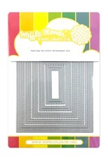 Waffle Flower Nesting Stitched Rectangle - Dies