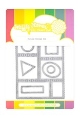 Waffle Flower Postage Collage Die