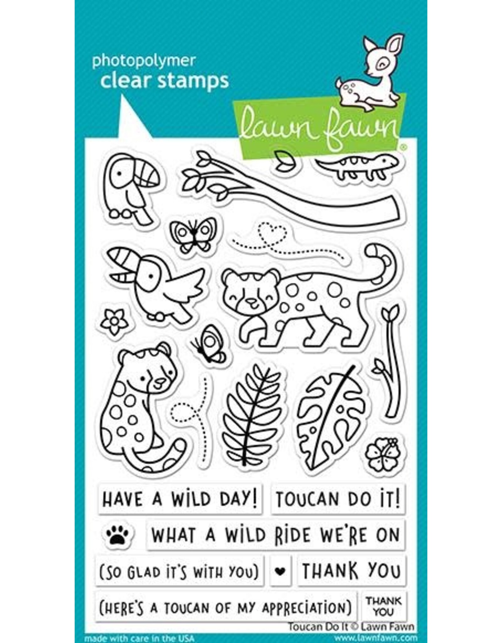 Lawn Fawn Toucan Do It - Clear Stamps