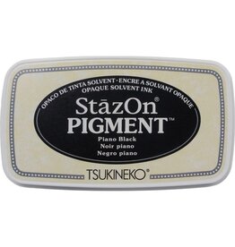 TSUKINEKO Stazon Pigment Ink Pad -  Piano Black