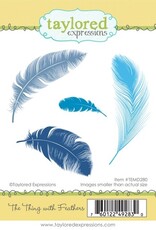 Taylored Expressions The Thing With Feathers Stamp