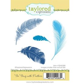 Taylored Expressions The Thing With Feathers Stamp