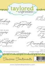 Taylored Expressions Sincere Sentiments Stamp & Die Set