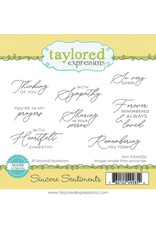 Taylored Expressions Sincere Sentiments Stamp & Die Set