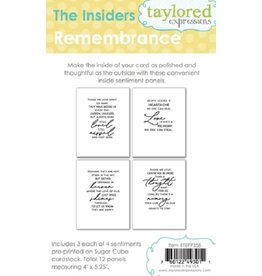 Taylored Expressions The Insiders - Remembrance