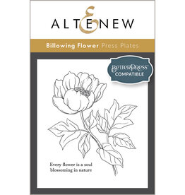 ALTENEW Press Plate- Billowing Flower