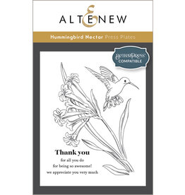 ALTENEW Press Plate- Hummingbird Nectar