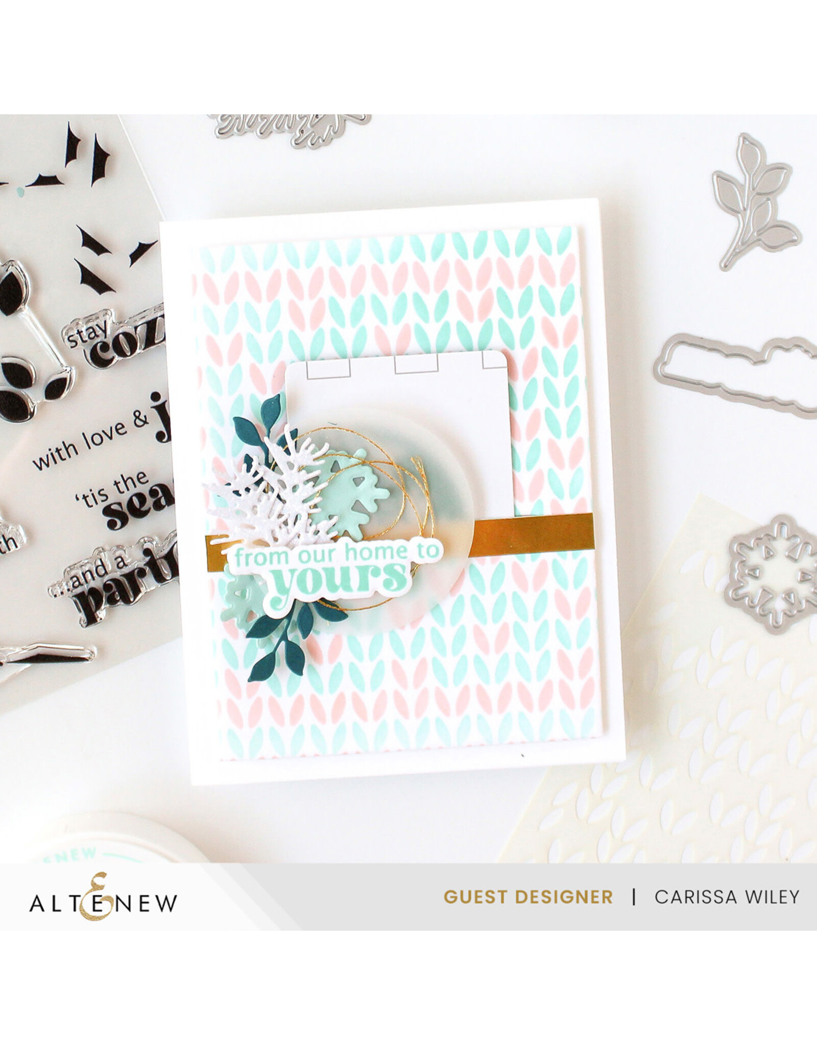 ALTENEW Birds of The Season Stamp and Die Bundle