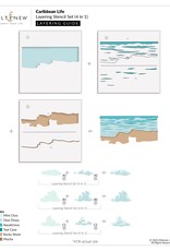 ALTENEW Caribbean Life Layering Stencil Set