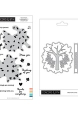 Concord & 9TH Treetops Turnabout™ Stamp Set & Dies Bundle