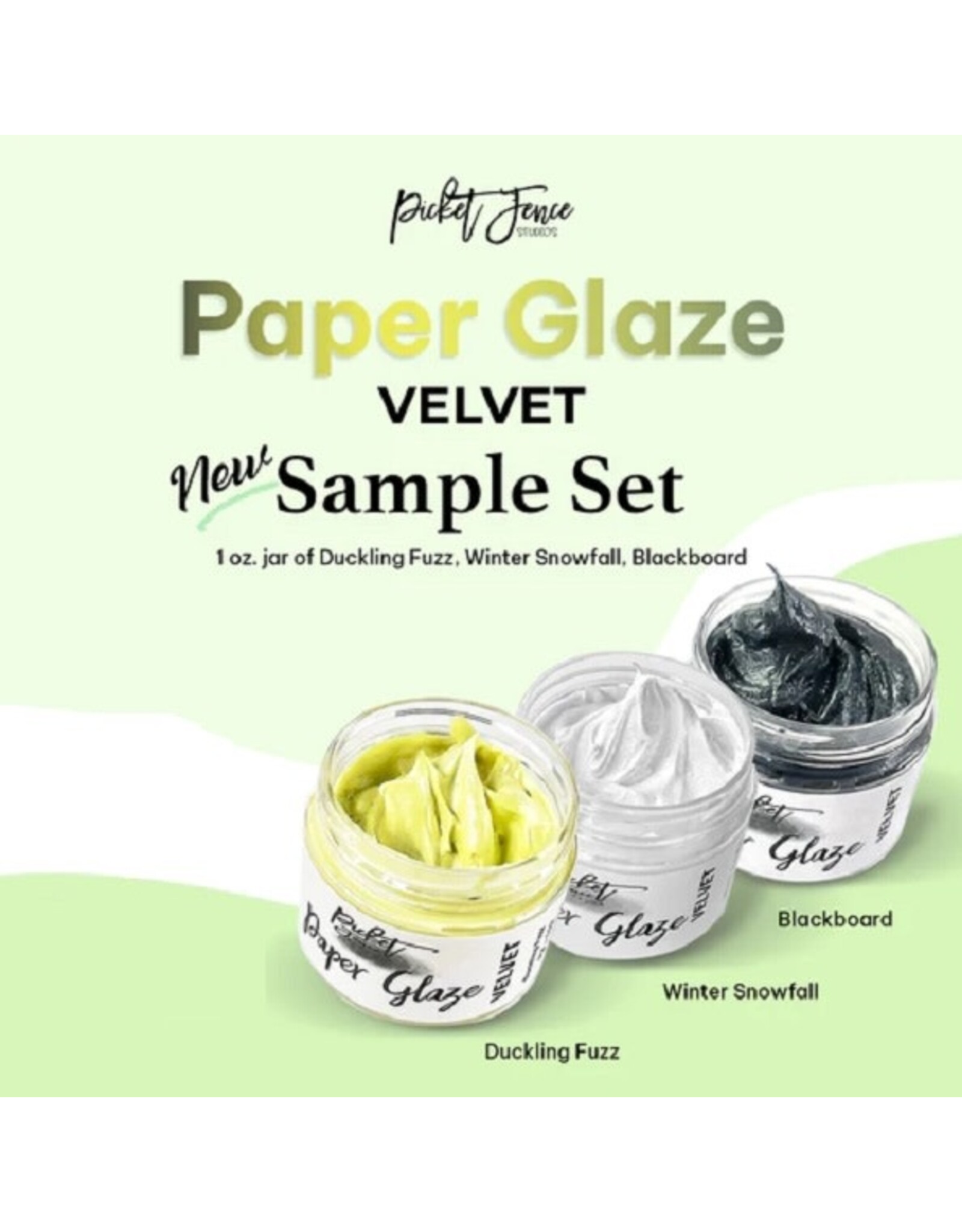 PICKET FENCE STUDIOS Paper Glaze Velvet Sampler Set