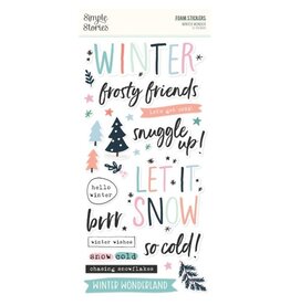 Simple Stories Winter Wonder - Foam Stickers