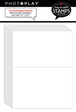 PHOTOPLAY Say It In Stamps A2 Card Bases 4.25 x 5.5 - 20  pack