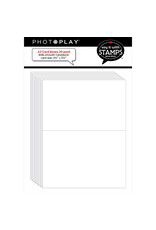PHOTOPLAY Say It In Stamps A2 Card Bases 4.25 x 5.5 - 20  pack