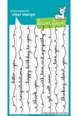 Lawn Fawn Scripty Sayings - Clear Stamp