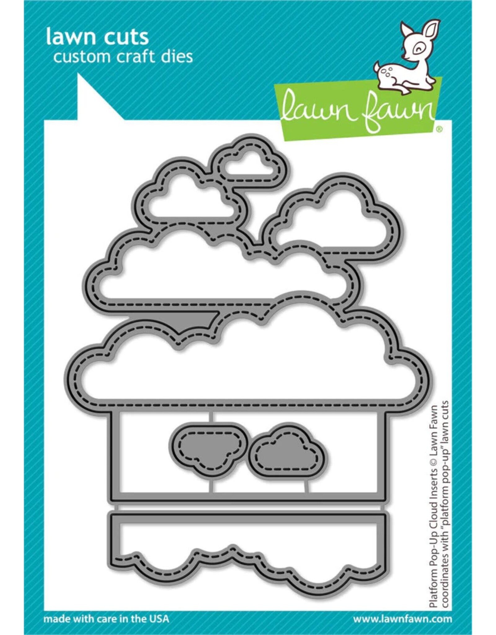 Lawn Fawn Platform Pop-up Cloud Inserts - Lawn Cuts