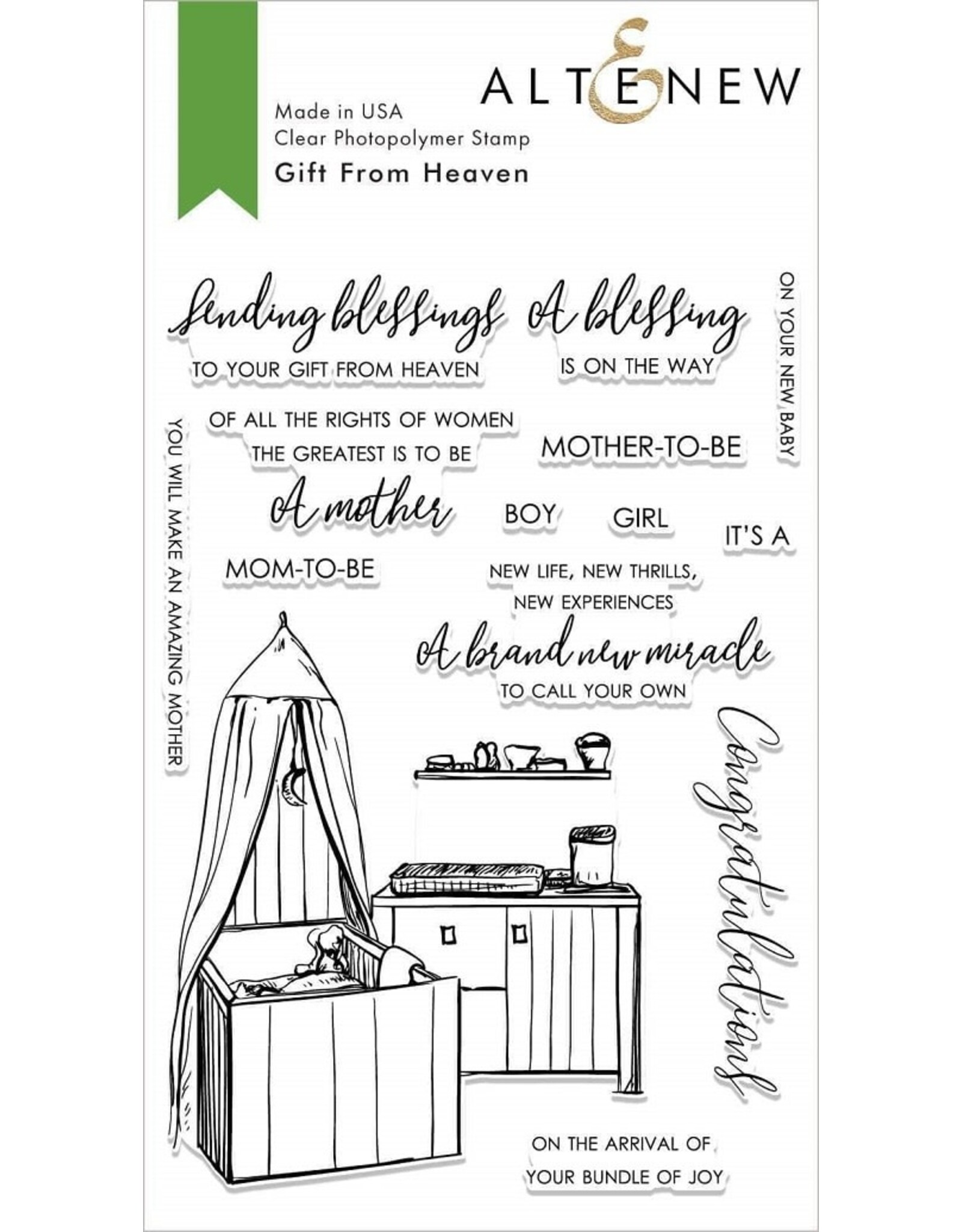 ALTENEW Gift From Heaven Stamp Set