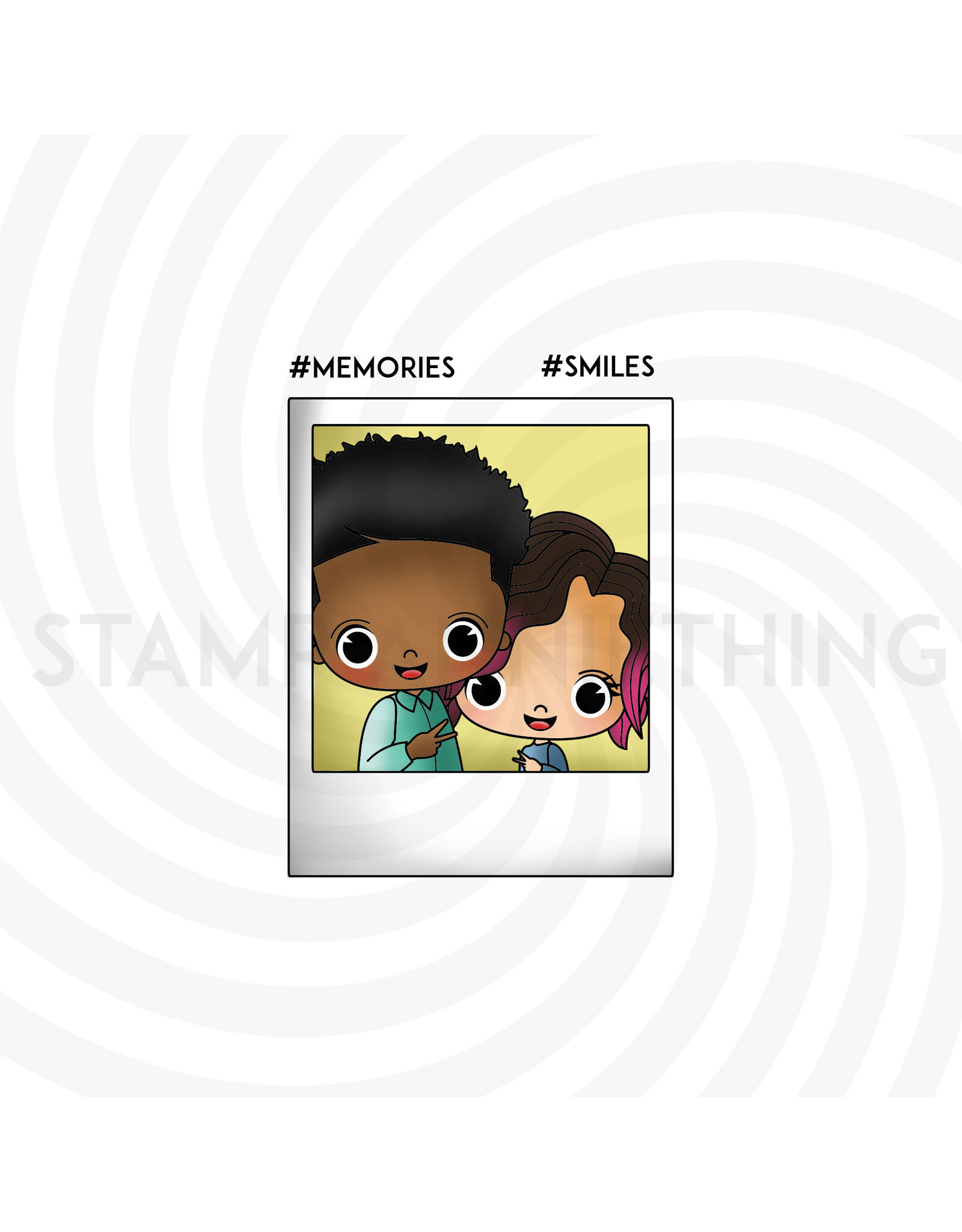 Stamp Anniething Darius and Eleni #smiles