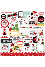 Echo Park Little Ladybug Element Sticker
