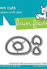 Lawn Fawn You Mean So Mochi - Stamp and Lawn Cuts