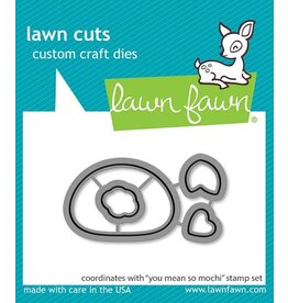 Lawn Fawn You Mean So Mochi - Stamp and Lawn Cuts
