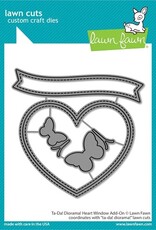 Lawn Fawn Ta-da! Diorama! Heart Window Add-on - Lawn Cuts