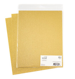 PINKFRESH STUDIO Essentials Glitter Cardstock: Gold