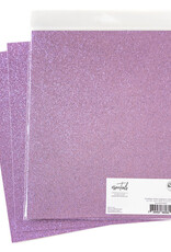 PINKFRESH STUDIO Essentials Glitter Cardstock: Candy Violet