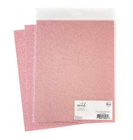 PINKFRESH STUDIO Essentials Glitter Cardstock: Blush