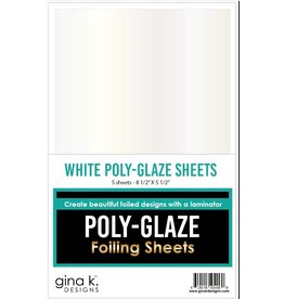 Gina K. Designs Poly-Glaze Sheets - white