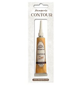 Stamperia Create Happiness Contour Liner 20 ml - Gold