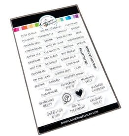 Catherine Pooler Designs Spa Colors Stamp Set