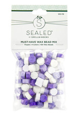 Spellbinders Sealed By Spellbinders - Must Have Wax Bead Mix Purple