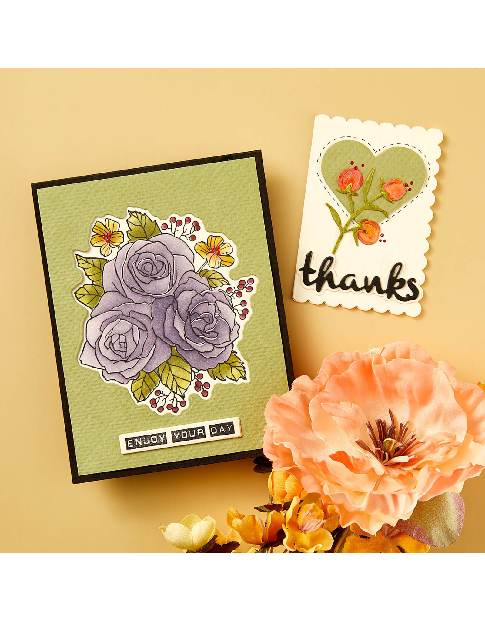 Spellbinders The Garden Collection Garden Party Stamp and Die Set