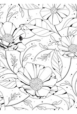 Spellbinders Pressed Posies Collection Cosmos Backdrop Press Plate