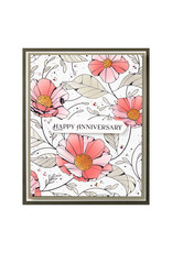Spellbinders Pressed Posies Collection Cosmos Backdrop Press Plate