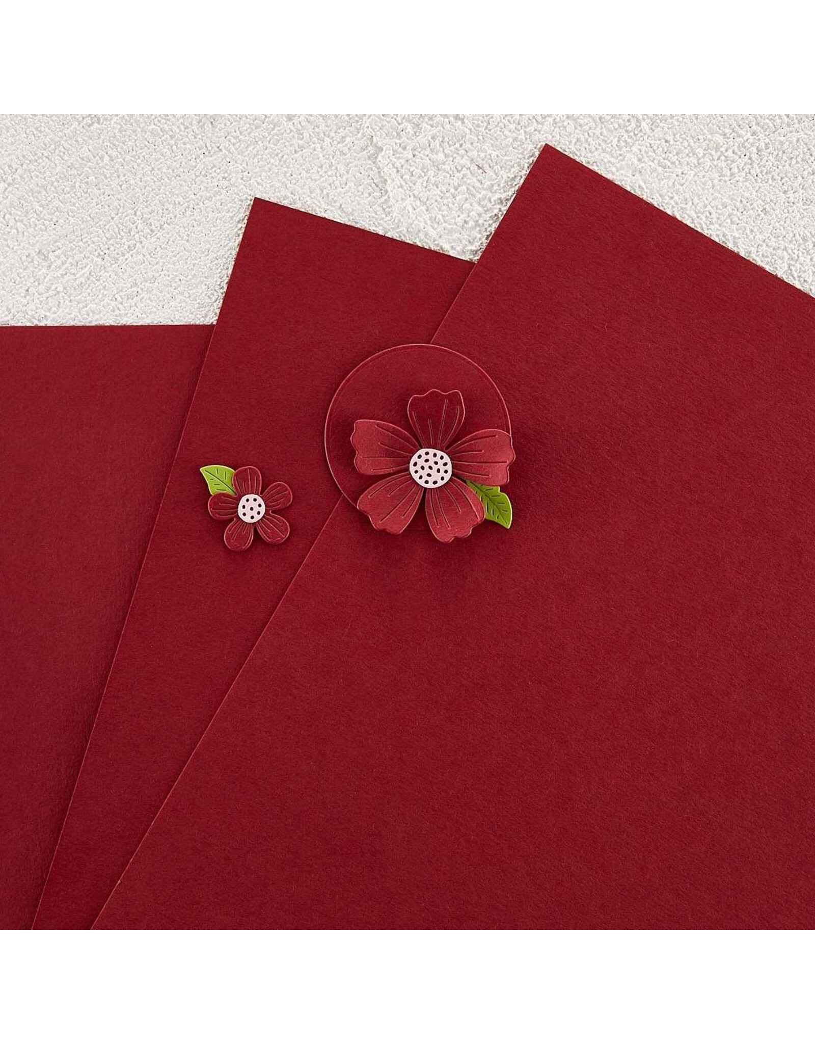 Spellbinders Color Essentials Cardstock 8.5x11"-  10 pack - Crimson