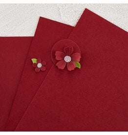 Spellbinders Color Essentials Cardstock 8.5x11"-  10 pack - Crimson