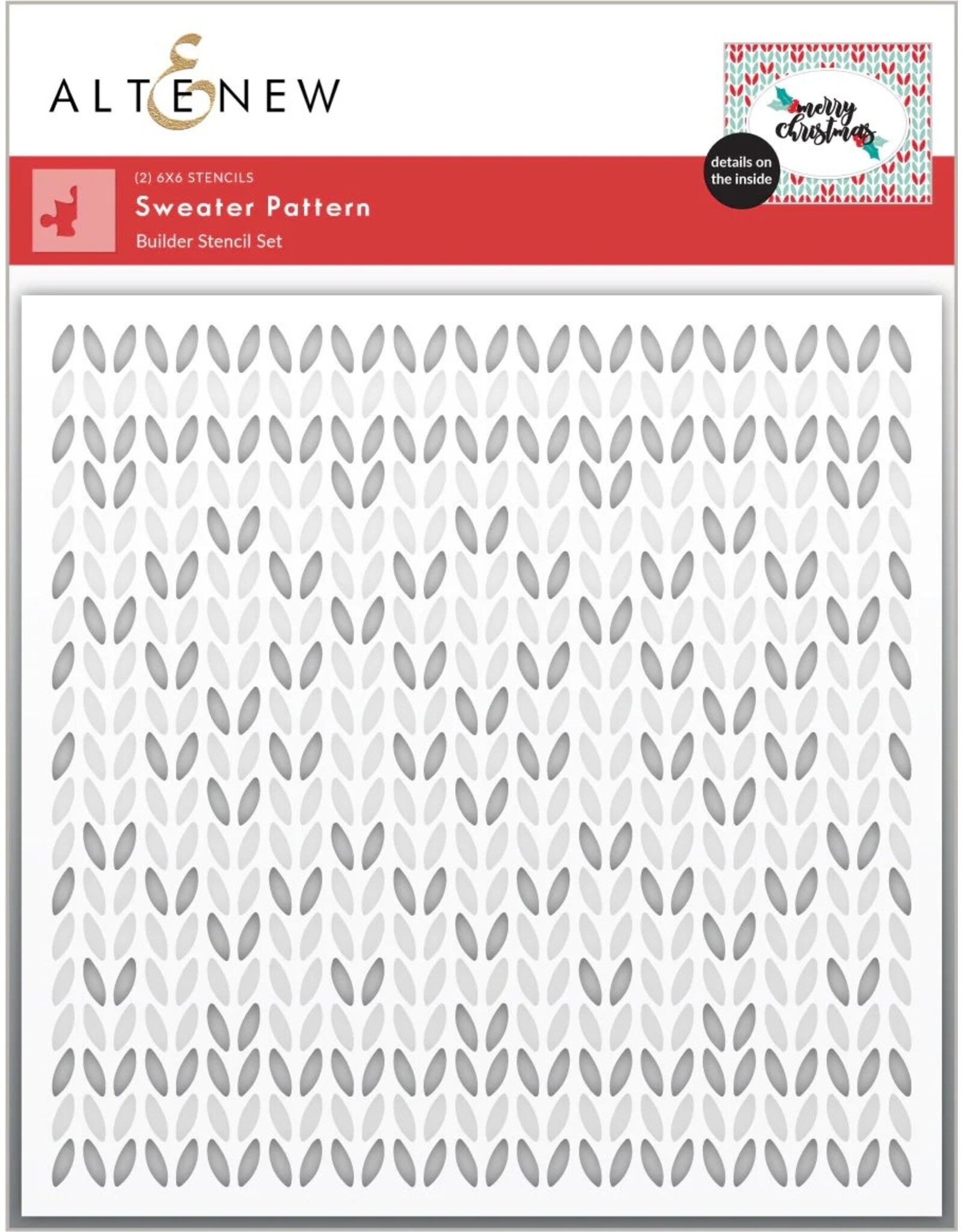ALTENEW Builder Stencil Sweater Pattern
