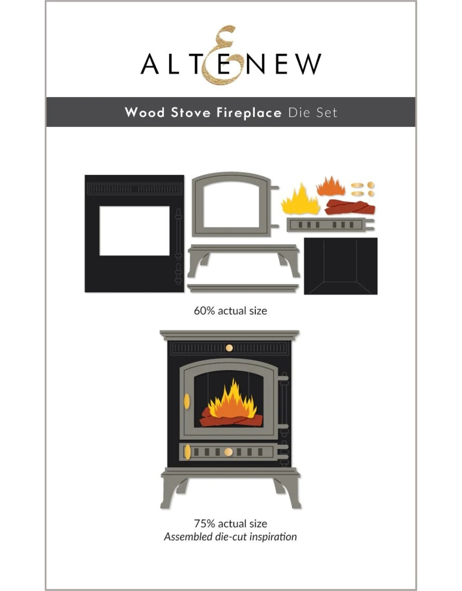 ALTENEW Wood Stove Fireplace Die Set