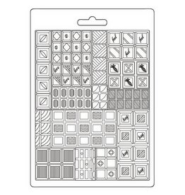 Stamperia Coffee and Chocolate A5 Mould - Bars