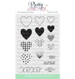 Pretty Pink Posh Decorative Hearts - Stamps